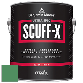 Benjamin Moore 486 Ultra Spec SCUFF-X Interior Satin Finish краска цвет NCS S 3050-G10Y 