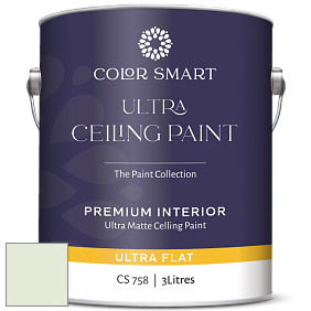 COLOR SMART CS 758 ULTRA CEILING PAINT ультраматовая краска цвет 853 Green Essence