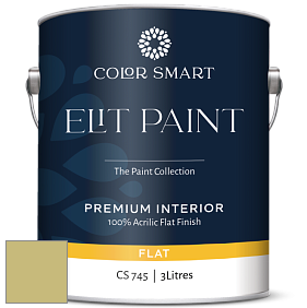 COLOR SMART CS 745 ELIT PAINT глубокоматовая моющаяся краска цвет NCS S 2030-G80Y 