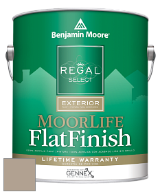 Benjamin Moore W105 Regal Select Exterior Paint-MoorLife Flat Finish краска цвет AF-150 