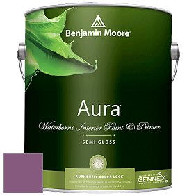 Benjamin Moore Aura 528 Waterborne Interior Semi-gloss Finish краска цвет NCS S 4040-R40B 
