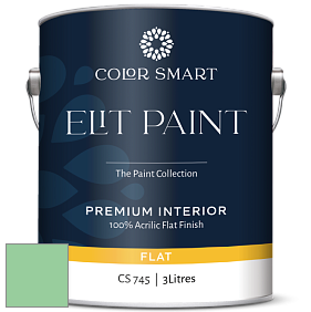 COLOR SMART CS 745 ELIT PAINT глубокоматовая моющаяся краска цвет NCS S 1040-G10Y 