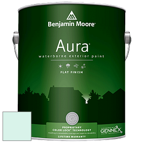 Benjamin Moore Aura 629 Waterborne Exterior Flat Finish краска цвет 2045-70 Soft Green