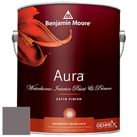 Benjamin Moore Aura 526 Waterborne Interior Satin Finish покрытие цвет AF-640 