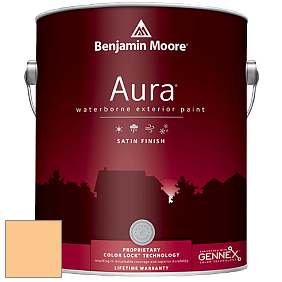 Benjamin Moore Aura 631 Waterborne Exterior Satin Finish краска цвет 144 Honey Burst
