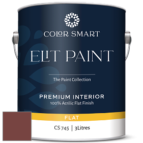 COLOR SMART CS 745 ELIT PAINT глубокоматовая моющаяся краска цвет 2084-10 Brick Red