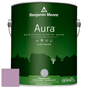 Benjamin Moore Aura 629 Waterborne Exterior Flat Finish краска цвет 1370 Victorian Purple