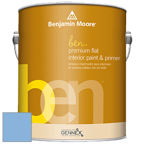 Benjamin Moore Ben W625 Premium Interior Latex Flat краска цвет 816 Aqua Marina