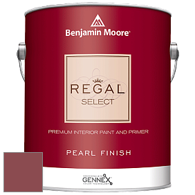 Benjamin Moore 550 Regal Select Waterborne Interior Pearl Finish краска цвет 2084-20 Maple Leaf Red