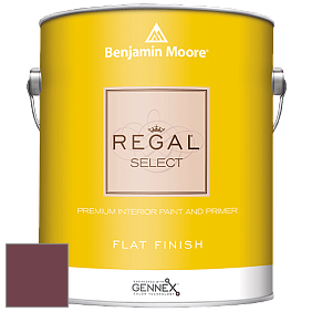 Benjamin Moore 547 Regal Select Waterborne Interior Flat Finish краска цвет 2083-10 Raisin Torte