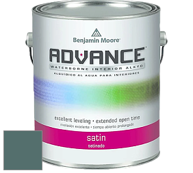 Benjamin Moore 792 Advance Interior Paint-Satin эмаль цвет 713 Polished Slate