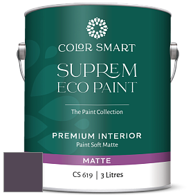 COLOR SMART CS 619 SUPREM ECO PAINT матовая краска цвет 2072-20 Black Raspberry