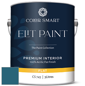 COLOR SMART CS 745 ELIT PAINT глубокоматовая моющаяся краска цвет RAL 5025 