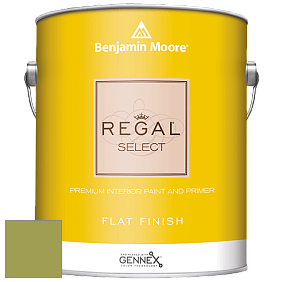 Benjamin Moore 547 Regal Select Waterborne Interior Flat Finish краска цвет 406 Huntington Green