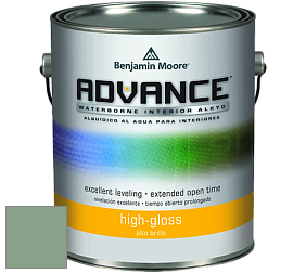 Benjamin Moore 794 Advance Interior Paint-High Gloss глянцевая алкидная эмаль цвет 628 Winchester Sage