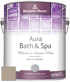 Benjamin Moore Aura 532 Bath & Spa Waterborne Interior Paint Matte Finish краска цвет AF-150 