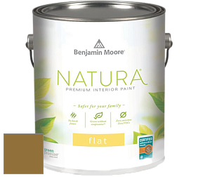Benjamin Moore 512 Natura Interior Flat Finish матовая краска цвет 2153-10 Golden Bark
