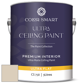 COLOR SMART CS 758 ULTRA CEILING PAINT ультраматовая краска цвет 955 Berber White