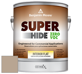 Benjamin Moore 355 Super Hide Zero Voc Interior Flat краска цвет AF-140 