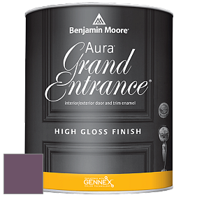 Benjamin Moore Aura 148 Grand Entrance High Gloss эмаль цвет 1379 Eggplant