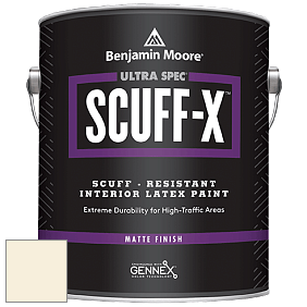 Benjamin Moore 484 Ultra Spec SCUFF-X Interior Matte Finish краска цвет 932 Lemon Chiffon