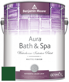 Benjamin Moore Aura 532 Bath & Spa Waterborne Interior Paint Matte Finish краска цвет RAL 6035 