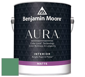 Benjamin Moore Aura 522 Interior Paint - Matte краска цвет 588 Luck of the Irish