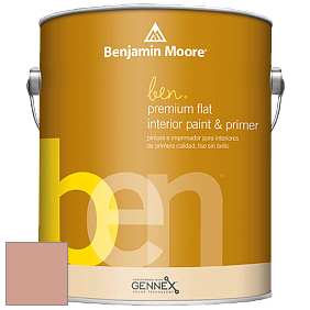 Benjamin Moore Ben W625 Premium Interior Latex Flat краска цвет 1193 Palazzo Pink