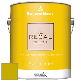 Benjamin Moore 547 Regal Select Waterborne Interior Flat Finish краска цвет 2024-10 Chartreuse