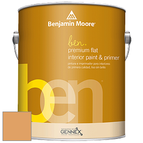 Benjamin Moore Ben W625 Premium Interior Latex Flat краска цвет 167 Old Gold