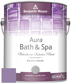 Benjamin Moore Aura 532 Bath & Spa Waterborne Interior Paint Matte Finish краска цвет 1391 Naples Sunset