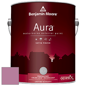 Benjamin Moore Aura 631 Waterborne Exterior Satin Finish краска цвет 2083-40 Begonia
