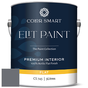 COLOR SMART CS 745 ELIT PAINT глубокоматовая моющаяся краска цвет 1608 Ashland Slate