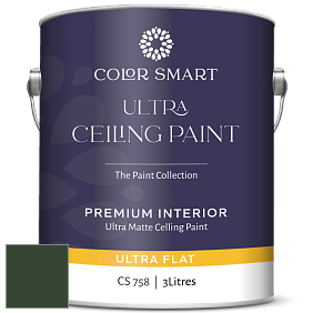COLOR SMART CS 758 ULTRA CEILING PAINT ультраматовая краска цвет RAL 6020 