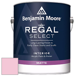 Benjamin Moore 548 IRegal Select Interior Paint - Matte краска цвет 2000-60 Light Chiffon Pink