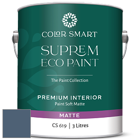 COLOR SMART CS 619 SUPREM ECO PAINT матовая краска цвет 840 Kensington Blue