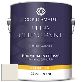 COLOR SMART CS 758 ULTRA CEILING PAINT ультраматовая краска цвет 960 Dove Wing