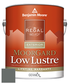 Benjamin Moore W103 Regal Select Exterior Paint-MoorGard Low Lustre Finish краска цвет 1589 Kitty Gray