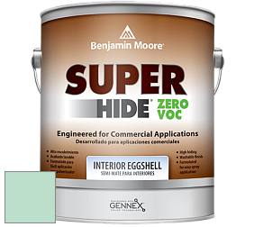 Benjamin Moore 357 Super Hide Zero Voc Interior Eggshell краска цвет 584 St. John's Bay