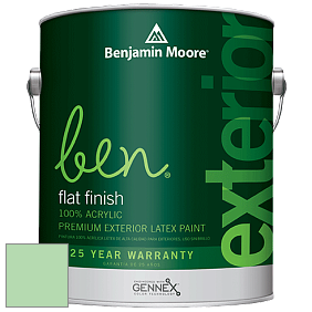 Benjamin Moore Ben 541 Waterborne Exterior Flat Finish краска цвет 571 Lotus Flower