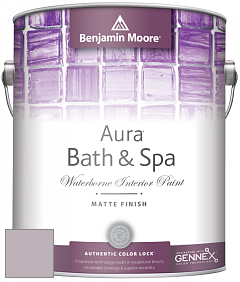 Benjamin Moore Aura 532 Bath & Spa Waterborne Interior Paint Matte Finish краска цвет AF-615 
