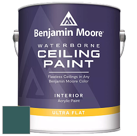 Benjamin Moore 508 Waterborne Ceiling Paint краска для потолков цвет 735 Deep Sea Green