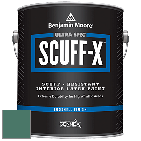 Benjamin Moore 485 Ultra Spec SCUFF-X Interior Eggshell Finish краска цвет 643 Steamed Spinach