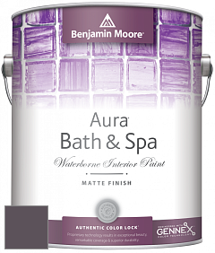 Benjamin Moore Aura 532 Bath & Spa Waterborne Interior Paint Matte Finish краска цвет AF-645 