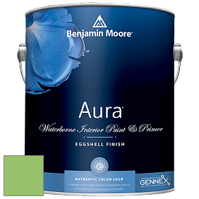 Benjamin Moore Aura 524 Waterborne Interior Eggshell Finish краска цвет 558 Killala Green