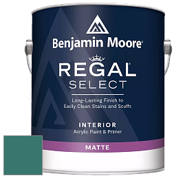 Benjamin Moore 548 IRegal Select Interior Paint - Matte краска цвет 2052-30 Tropical Turquoise