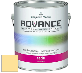 Benjamin Moore 792 Advance Interior Paint-Satin эмаль цвет 2021-50 Yellow Lotus
