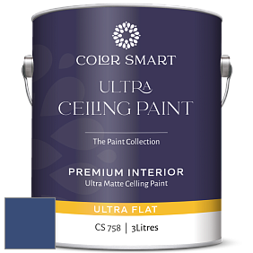 COLOR SMART CS 758 ULTRA CEILING PAINT ультраматовая краска цвет 2066-10 Blue