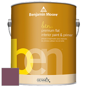Benjamin Moore Ben W625 Premium Interior Latex Flat краска цвет 1357 Bottle of BordÃ©aux