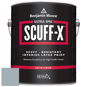 Benjamin Moore 486 Ultra Spec SCUFF-X Interior Satin Finish краска цвет 2131-50 Nimbus Gray